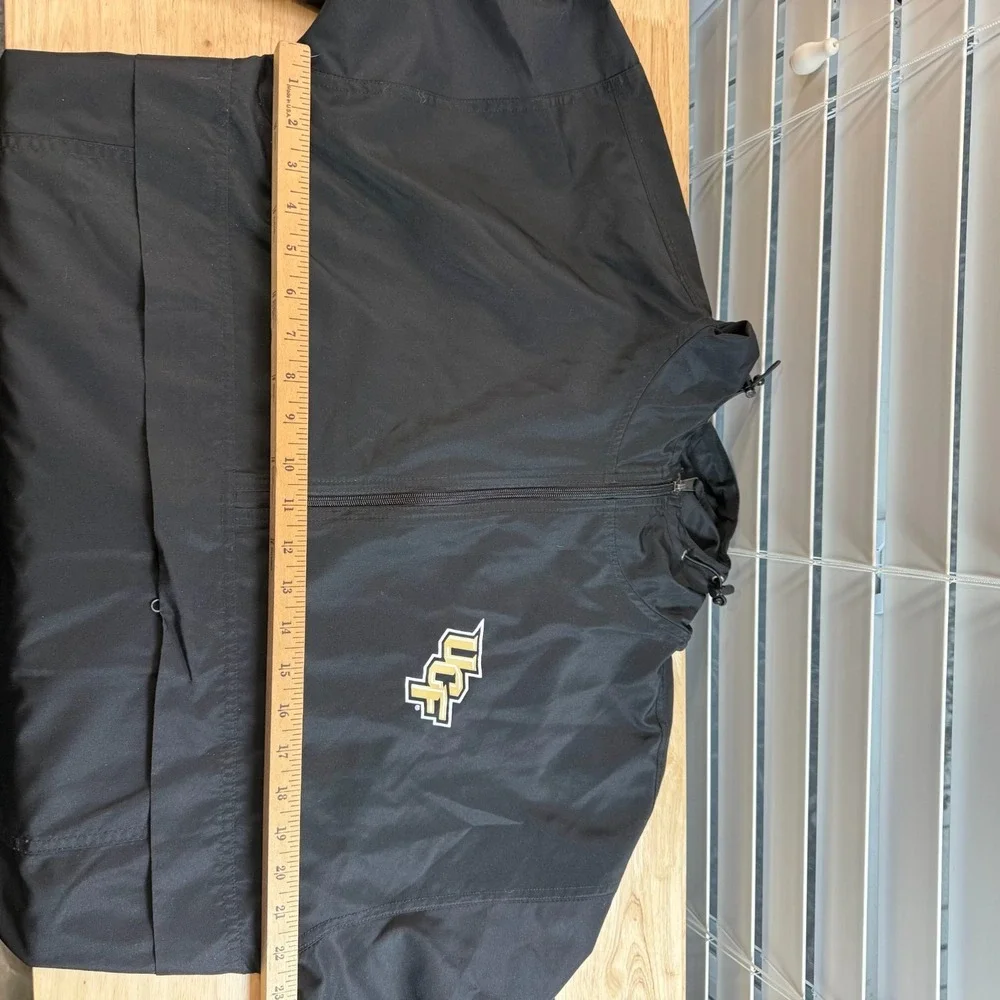 UCF Knights Champion Adults Black Windbreaker Hooded Jacket NBL Sports - Large - Picture 11 of 13